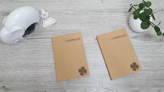Set of Lined Bound Notebooks - Lay Flat and Fountain Pen Friendly Notebooks