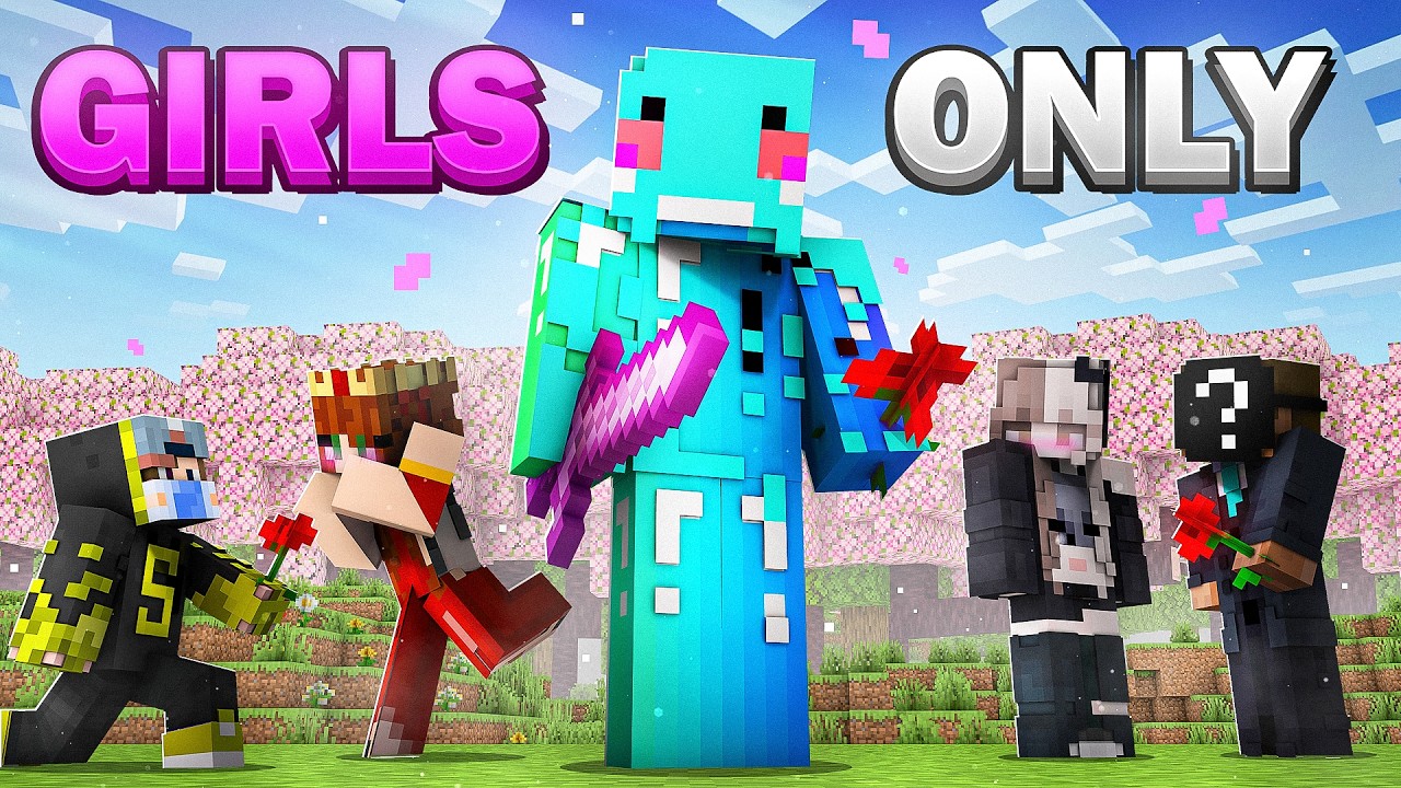 Why I DESTROYED This GIRLS ONLY Minecraft SMP