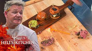 Chef Fails Dinner Service Practice As Raw Sliders Infuriates Chef Ramsay Hells Kitchen