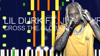 Lil Durk Ft. Juice Wrld - Cross The Globe Pro Midi File Remake - In The Style Of