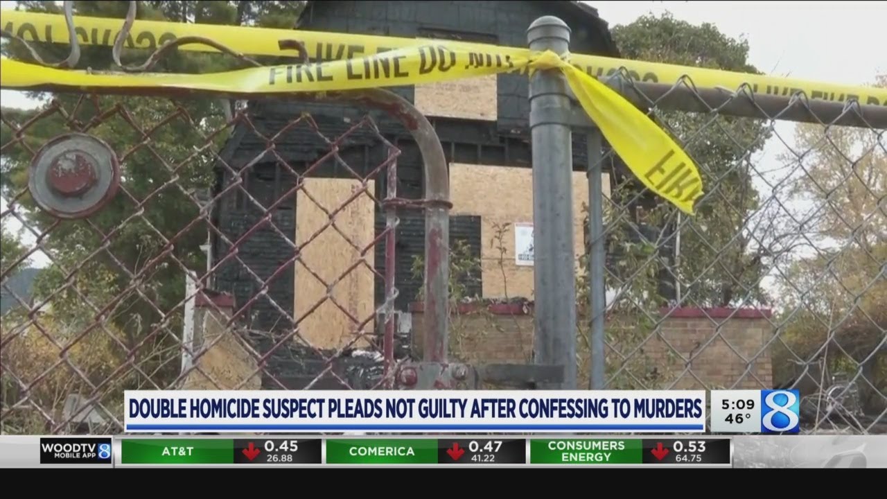 Double homicide suspect pleads not guilty after confessing to murders