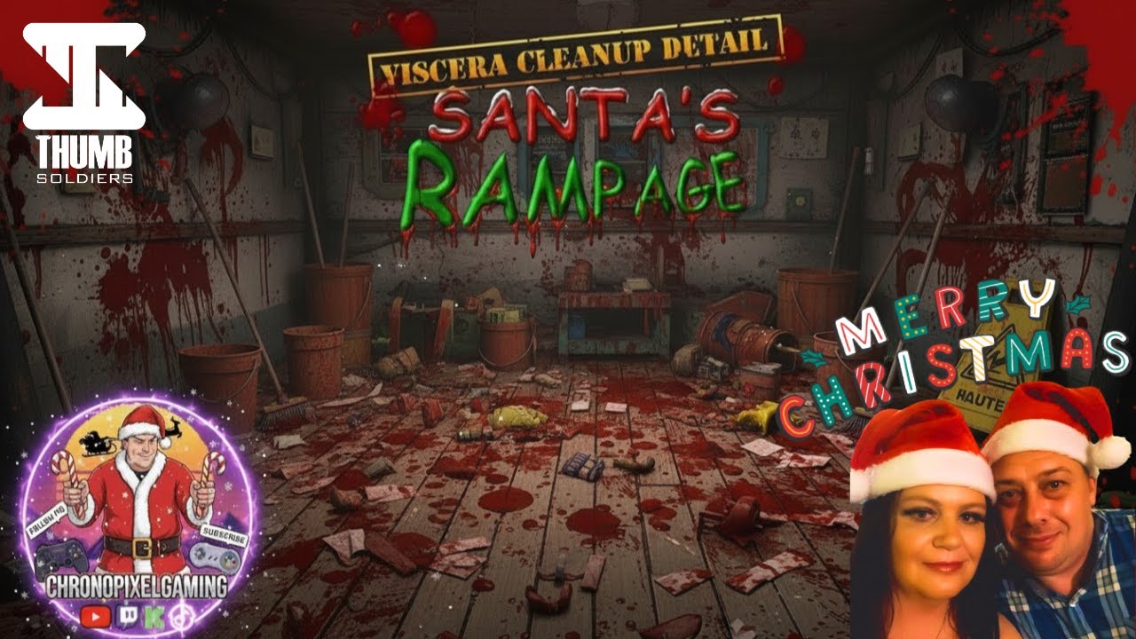 We Tried to Save Christmas... We Made it Worse. 🧹🩸 (Viscera Cleanup Detail, Santa's Rampage) Co-Op