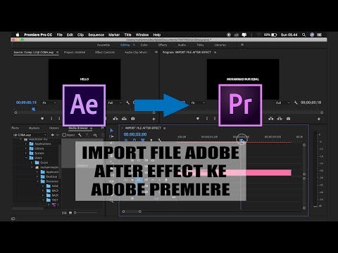 Video: Bagaimana cara mengekspor After Effects ke Premiere Pro?