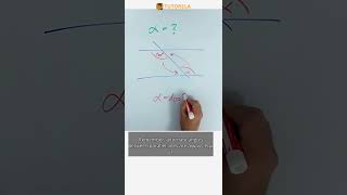 Find α in Parallel Lines: 100° Angle Problem Solved #Math #ParallelAndPerpendicularLines