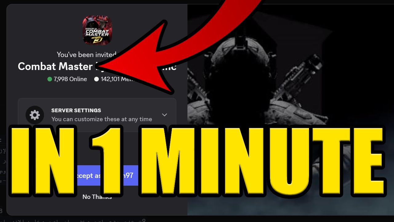 HOW to JOIN COMBAT MASTER DISCORD SERVER PC & MOBILE - YouTube