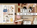 Plan with me  may 2024 bullet journal setup