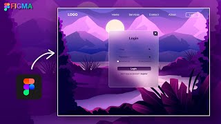Figma tutorial: Animated Landing Page with Login and Register figma