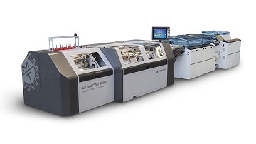 Universe Web "Officiële video" - Automatische boekennaaimachine - Meccanotecnica