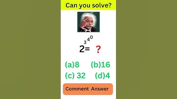 Nice Exponent problem. #maths #shorts #ssc #iqtest #exponent #exponentsandpowers #trending #ssccgl