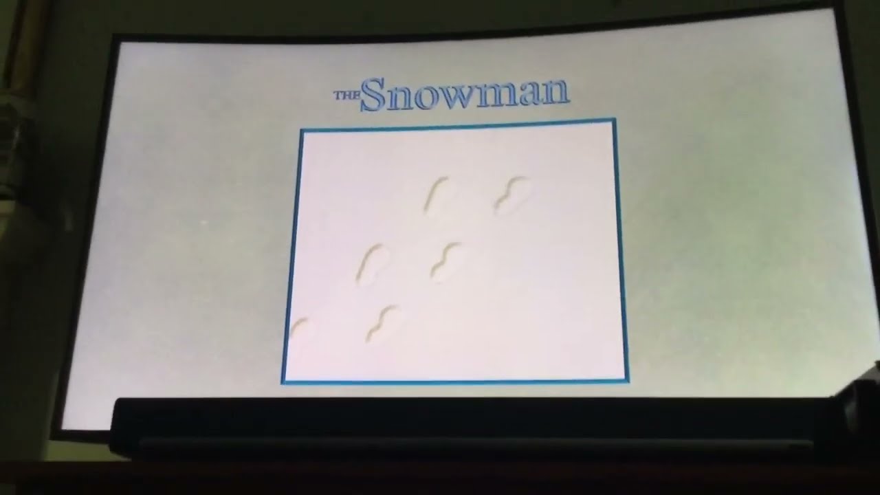 Opening To The Snowman Special Edition 2010 UK DVD (Blu Ray Version)