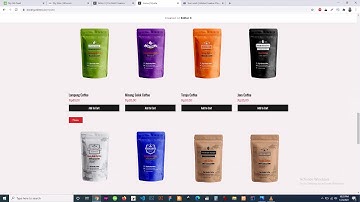 wix ecommerce coffee shop and coffee bean