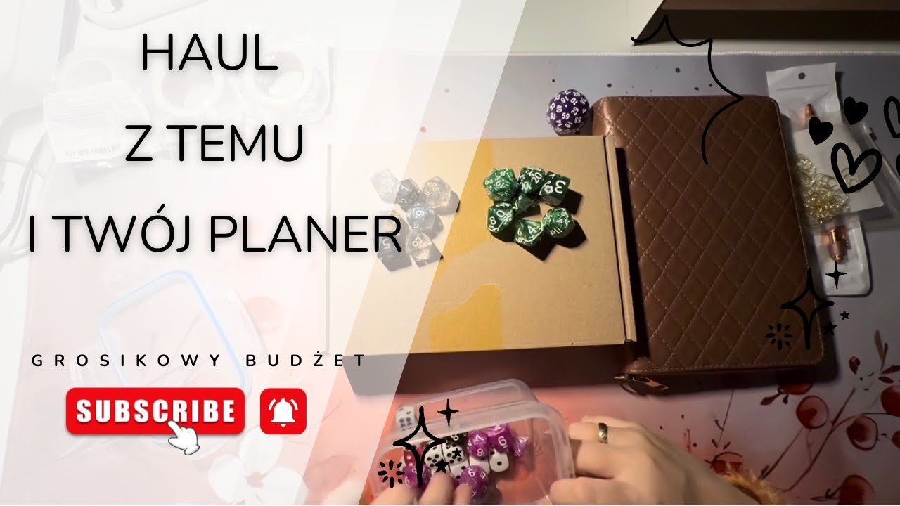 Haul z Temu i Twój Planer 