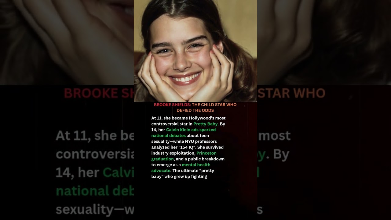 Brooke Shields The Child Star Who Defied the Odds 