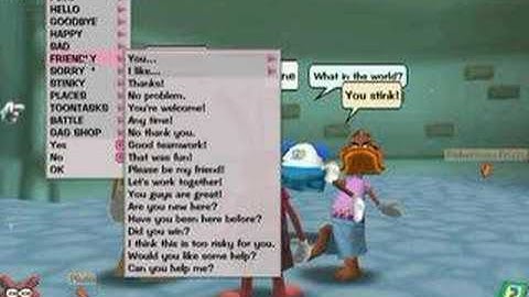 Friends fighting over a guy on toontown