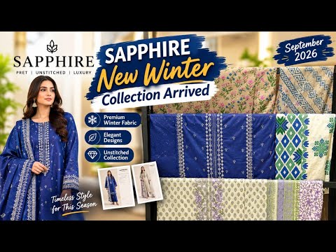 Sapphire new Winter Collection Arrived || saphire new intermix winter collection September 2026