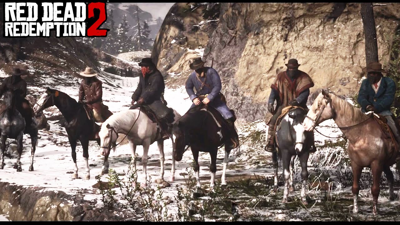 Red Dead Redemption 2 | Train Robbery Scene | Full Mission PS5 - YouTube