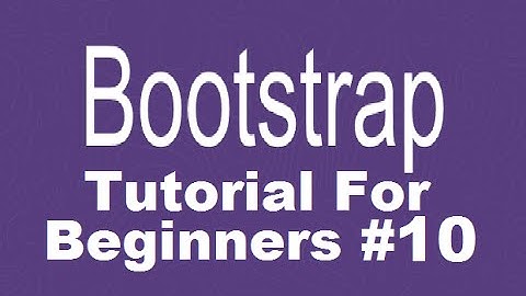 Bootstrap Tutorial For Beginners 10 - Adding Responsive Thumbnail and Image to Bootstrap