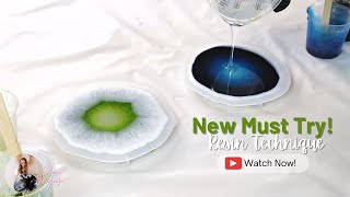 New Resin Coaster Technique You Must Try!