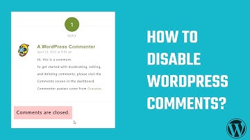 How to disable WordPress comments? #WordPress 72