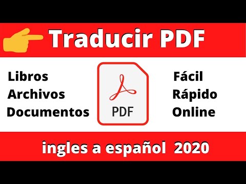 🟢 Traducir PDF de ingles a español