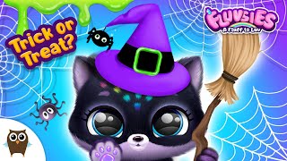 Trick or Treat? 👻🍭 Fluvsies - A Fluff to Luv Game Story | TutoTOONS screenshot 3