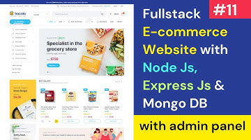 #11 Full Stack E-Commerce Website Using React JS, MongoDB, Express Js, Node Js , Material UI 2024  🔥