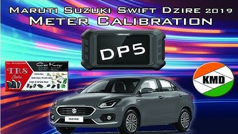 Swift Dzire Meter Calibration by Obdstar KMD DP5, car key makers in Khammam city of Telangana