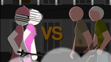 Twins(Piggy) Vs The Twins(Dvloper) (Sticknodes Animation)