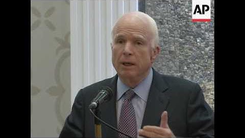 McCain: Russian behaviour 