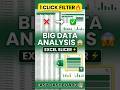 Excel Slicer 😱 | Big Data Analysis Made Easy ⚡ | 1 Click Filter Dashboard 🔥