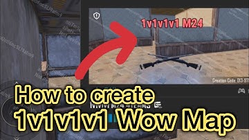 How  to create the BEST 1v1v1v1 WOW Map in PUBG Mobile with a complete step-by-step tutorial!