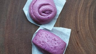 Steamed Sweet Potato Buns (Mantao)