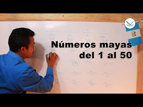 Numeros Mayas Del 1 Al 50 Youtube
