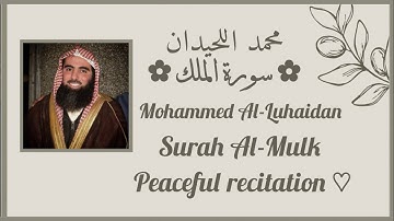 سورة الملك محمد اللحيدان|Mohammed Al-Luhaidan Surah Al-Mulk