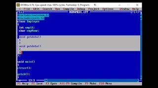 OOP Lec 07 | Chap 1 | Program Exp 6 | C++ Program Employee with Error Correction