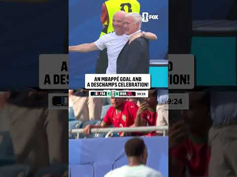 Deschamps was HYPE after Mbappé put France in front