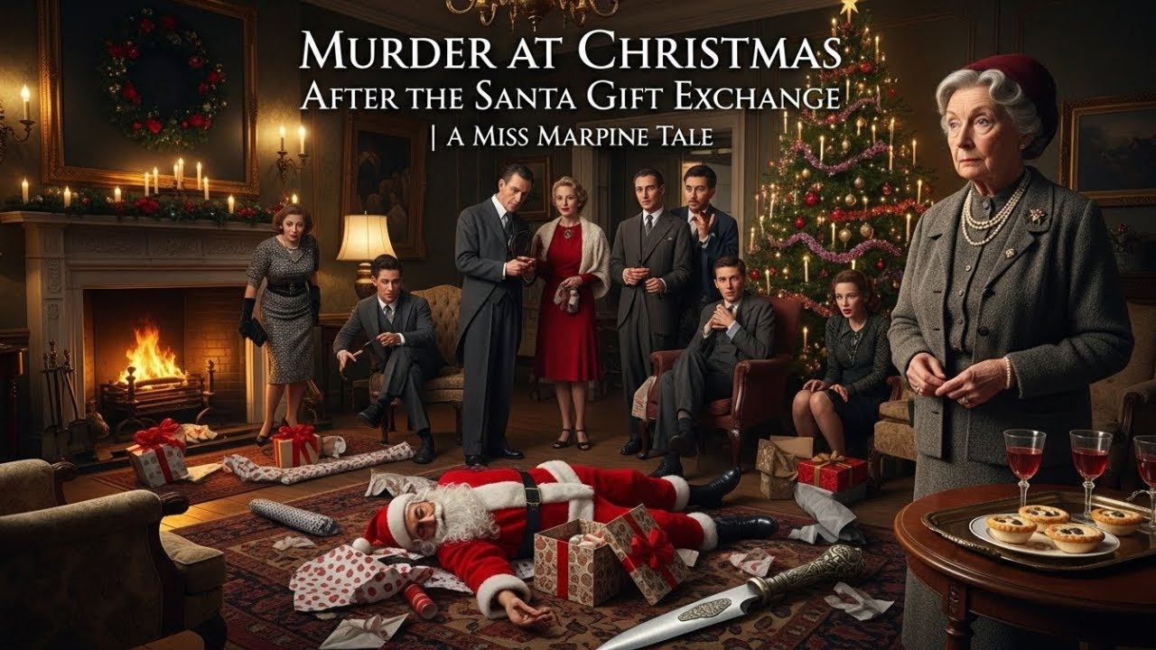 Murder at Christmas After the Santa Gift Exchange | A Miss Marple Tale