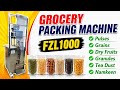 Grocery Packing Machine | 10g to 1kg Pouch Packing Machine | Pouch Packung Machine |FZL1000