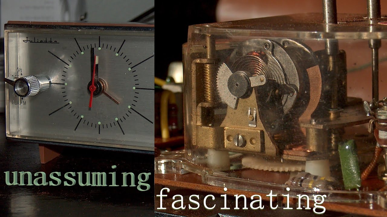 This ordinary clock radio has a remarkably unique mechanism - YouTube