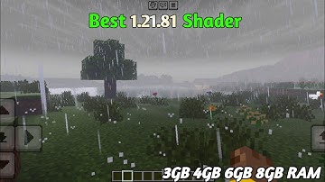 Best Realistic Shader for MCPE 1.21+ | No lag + Render Dragon Support | Minecraft 1.21.81