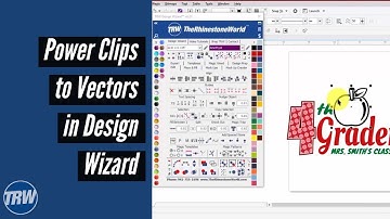 Turn Power Clips to Vector Graphics with TRW Design Wizard