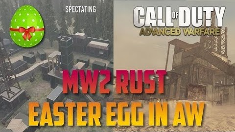 MW2 "RUST" Coming to Advanced Warfare?!?! New Easter Egg Reveal!(COD: Advanced Warfare DLC)