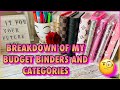 BREAKING DOWN MY BUDGET BINDERS AND CASH ENVELOPES | CASH BUDGETING FOR BEGINNERS | DAISYBUDGETS