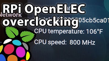 How to overclock Raspberry Pi with OpenELEC multimedia system?
