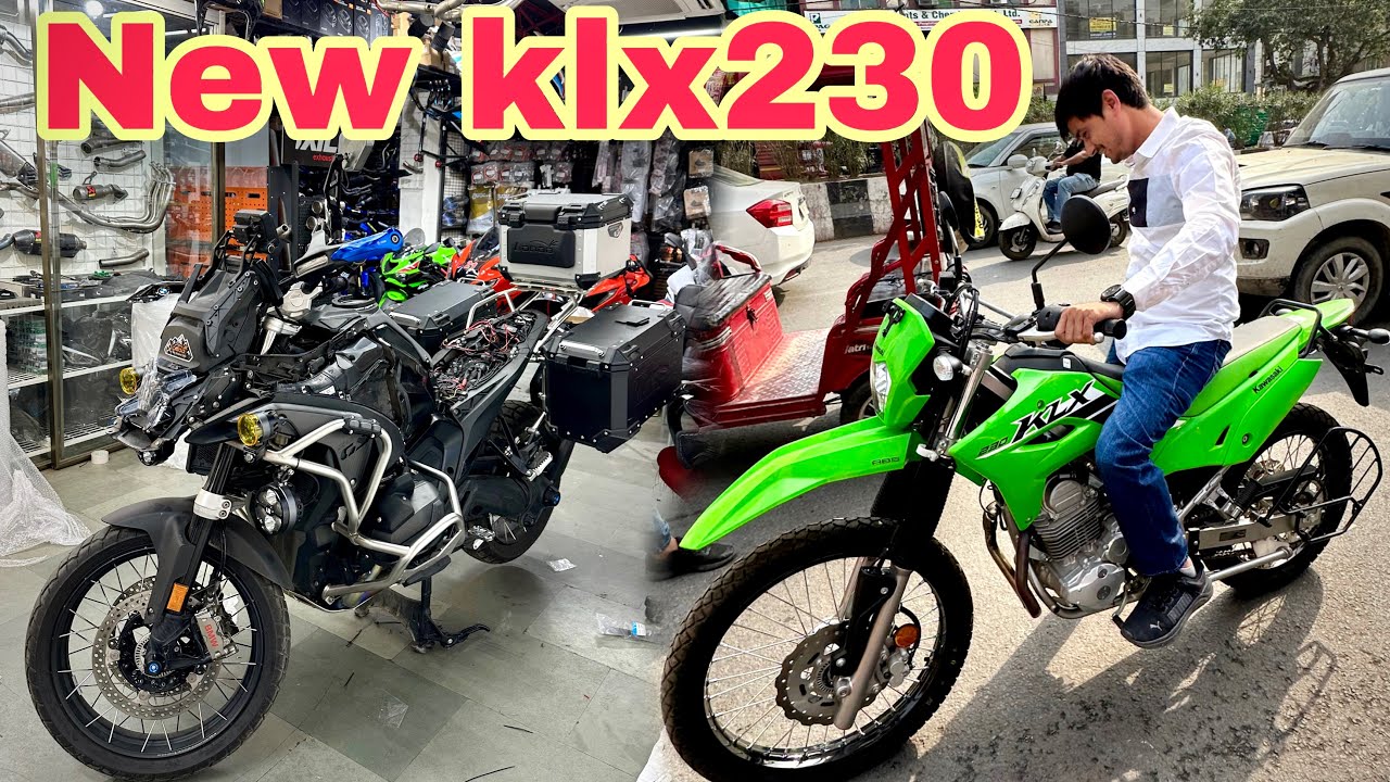Finally ek or new bike leli klx 230 // abh karenge offroad