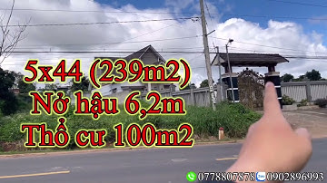 Mặt Tiền Kinh Doanh Quốc Lộ 27 | Cổng Sau Sân Golf Đà Lạt | Đạ Ròn - Đơn Dương - Lâm Đồng