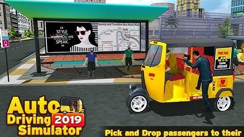 Tuk Tuk Rickshaw Auto Driving Simulator 2019 - Android Gameplay FHD