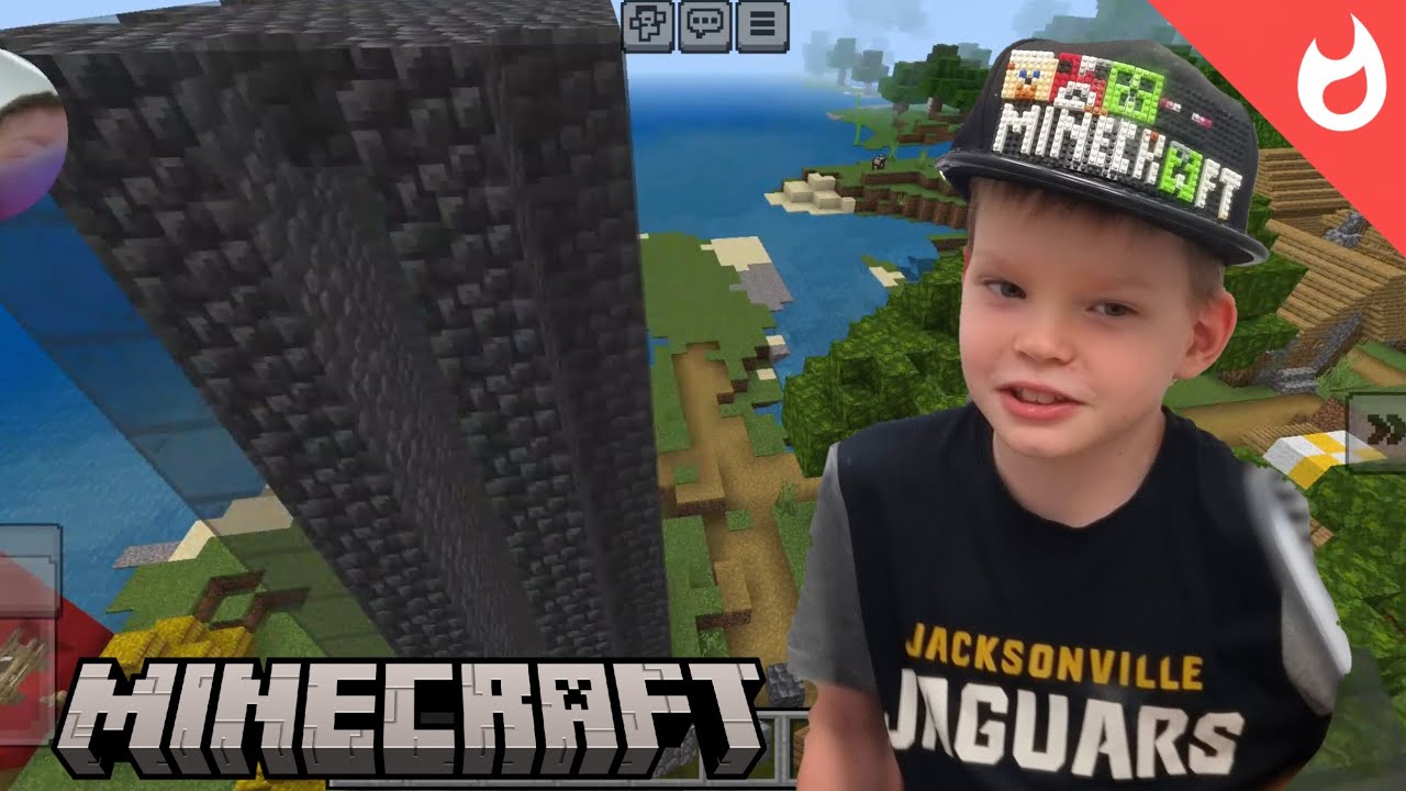 ЖД вокзал и небоскрёб в Майнкрафт  большая стройка