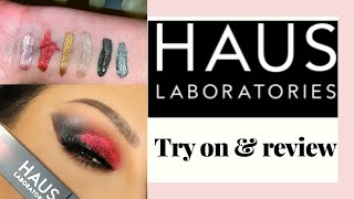 Haus labs try on & review makeup tutorial !