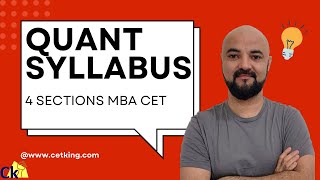 Quant Complete Syllabus | 4 Sections Mahayagya Quant Mah MMS MBA CET 2025